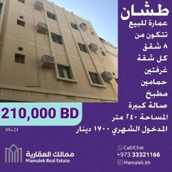 Buildings For Sale in Tashan  »  Capital Governorate