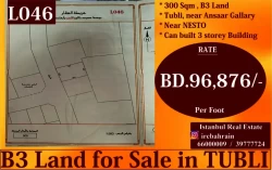 Lands For Sale in Tubli  »  Central Governorate