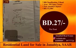 Lands For Sale in Al Janabiyah  »  Northern Governorate