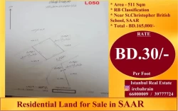 Lands For Sale in Budaiya  »  Northern Governorate