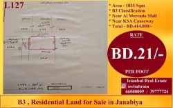 Lands For Sale in Al Janabiyah  »  Northern Governorate